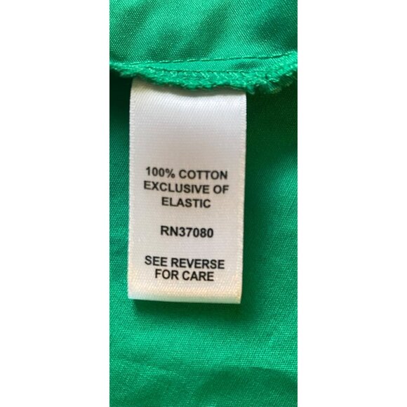 Cato’s Green Smocked Babydoll Top Ruffle Sleeves Square Neckline Womens XL Boho - Picture 5 of 11